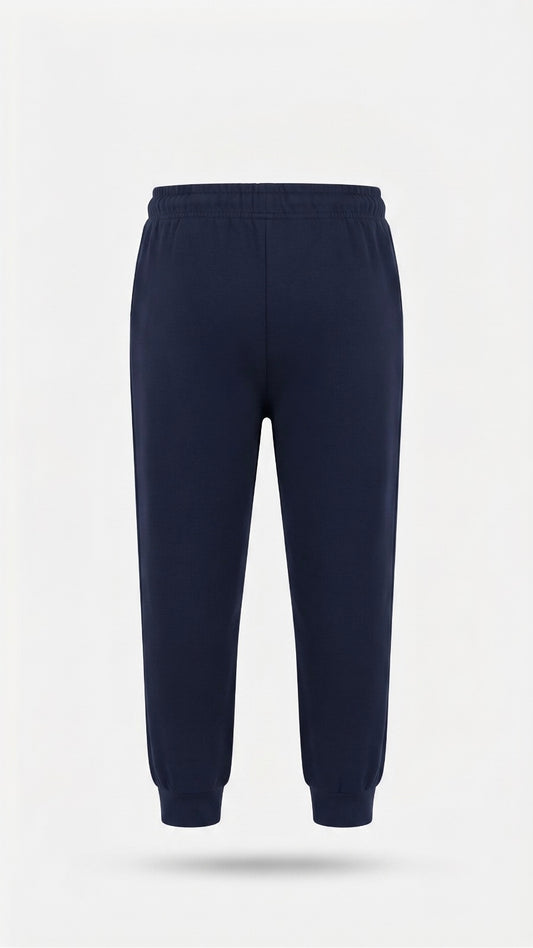 Boys Pants with Ankle Cuff - Dark Navy