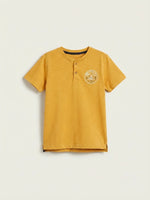 Boys Henly T Shirt - Mustard