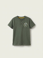 Boys Henly T Shirt - Muted Olive
