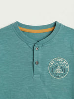 Boys Henly T Shirt - Seafoam