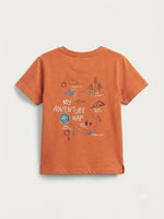 Boys Henly T Shirt - Terracotta