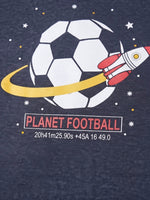 Boys Round Neck T Shirt - Charcoal Grey