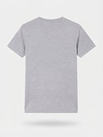 Boys Round Neck T Shirt - Heather Grey