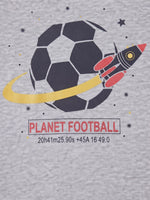 Boys Round Neck T Shirt - Heather Grey