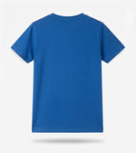 Boys Round Neck T Shirt - Royal Blue
