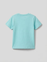 Boys Printed T Shirt - Aqua