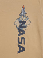 Boys Printed T Shirt - Beige