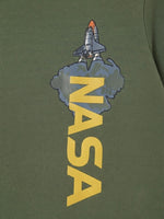 Boys Printed T Shirt - Olive