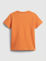 Boys Printed T Shirt - Orange