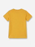 Boys Printed T Shirt - Yellow