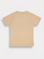 Boys Raglan Sleeve T Shirt - Sandy Beige