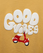 Boys Printed T Shirt - Soft Yellow