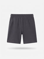 Boys Sleeveless T Shirt with Shorts Set - Coral Red / Dark Grey
