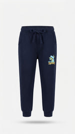 Boys Pants with Ankle Cuff - Dark Navy