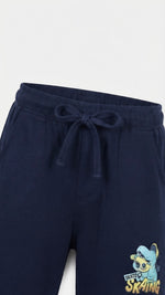 Boys Pants with Ankle Cuff - Dark Navy
