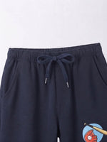 Boys Pants with Ankle Cuff - Dark Slate Grey
