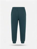 Boys Pants with Ankle Cuff - Forest Green