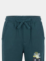 Boys Pants with Ankle Cuff - Forest Green