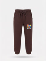Boys Pants with Ankle Cuff - Rich Brown