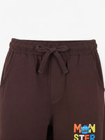 Boys Pants with Ankle Cuff - Rich Brown