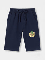 Boys 3/4th Pants - Dark Navy
