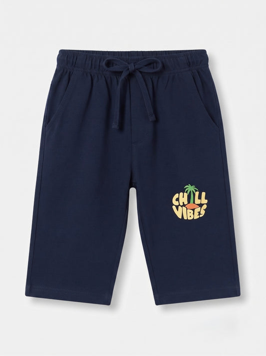 Boys 3/4th Pants - Dark Navy