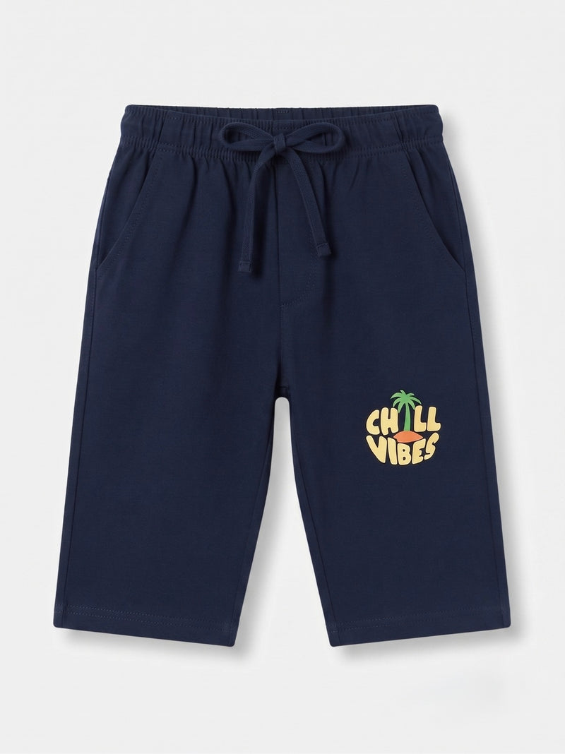 Boys 3/4th Pants - Dark Navy