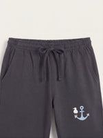 Boys 3/4th Pants - Dark Slate Grey