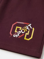 Boys Shorts - Dark Burgundy